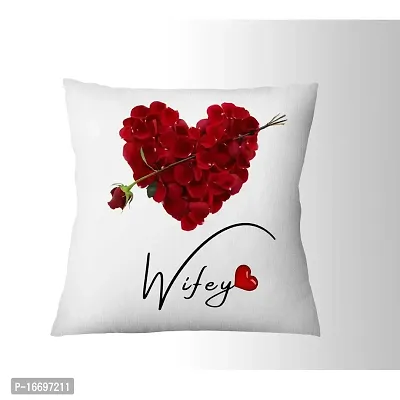 Suppro Hubby Wifey Pillow