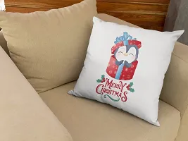 SUPPRO Christmas Characters Soft Cushion Covers (12x12 Inches, White) with Filler 1086-thumb2