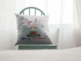 SUPPRO Christmas Characters Soft Cushion Covers (12x12 Inches, White) with Filler 1083-thumb2