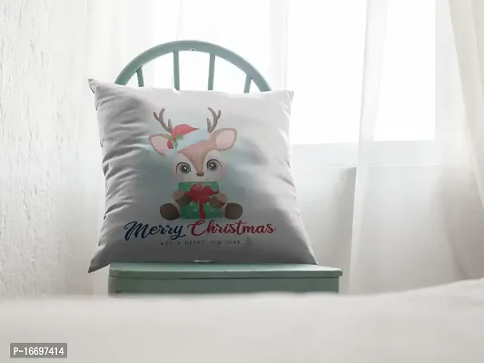 SUPPRO Christmas Characters Soft Cushion Covers (12x12 Inches, White) with Filler 1083-thumb3