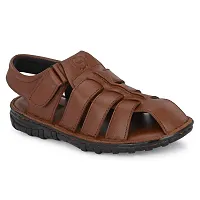 Accentor Elegance: Handcrafted Leather Roman Sandal-thumb1