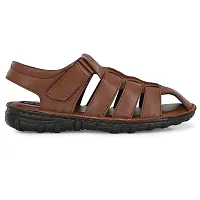Accentor Elegance: Handcrafted Leather Roman Sandal-thumb3