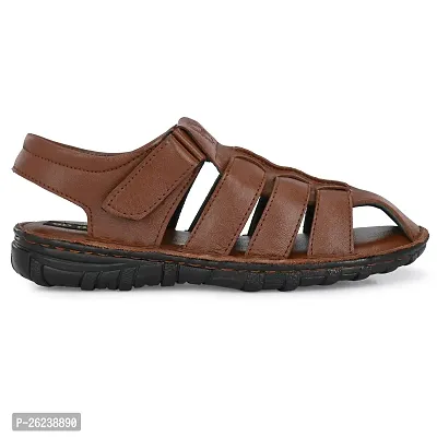 Accentor Elegance: Handcrafted Leather Roman Sandal-thumb4