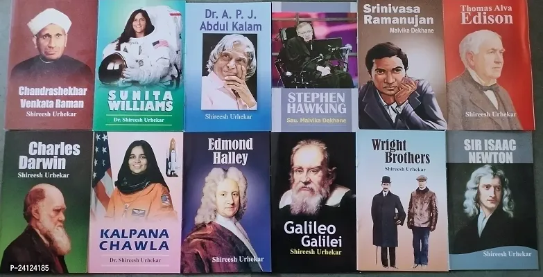 12 Scientist Books Set of Combo  in English