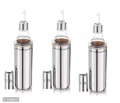 Useful Steel Oil Dispenser- Pack Of  3-thumb0