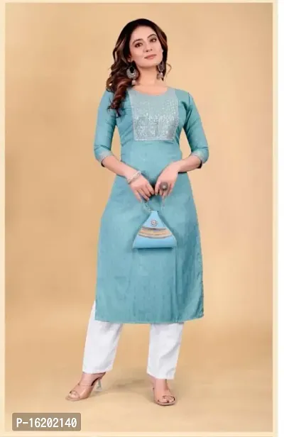 Fancy Nylon Kurta Set For Women-thumb0