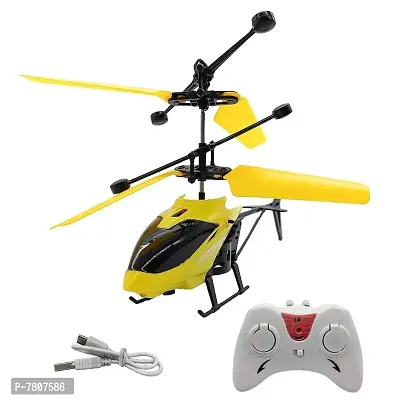 Exceed Induction Flying Helicopter Toy with Sensor and Remote Control  Folding Blades and Charging Toys with 3D Light Game Indoor Outdoor Play for Boy Girl-thumb0