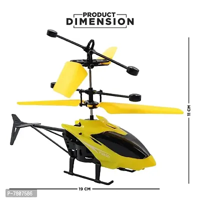 Exceed Induction Flying Helicopter Toy with Sensor and Remote Control  Folding Blades and Charging Toys with 3D Light Game Indoor Outdoor Play for Boy Girl-thumb4