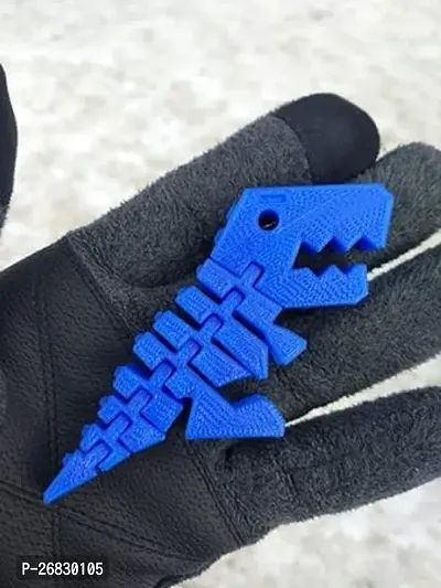 Elegant Palastic 3D Printed Flexi-Rex Articulated Dinosaur For Kids-thumb0