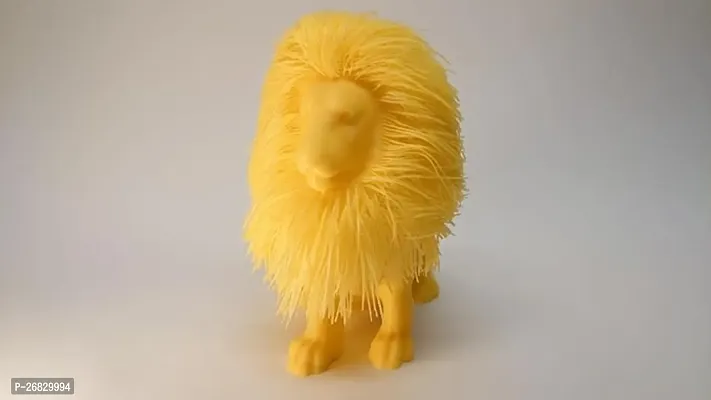 Elegant Palastic 3D Printed Hairy Lion Toy For Kids-thumb0