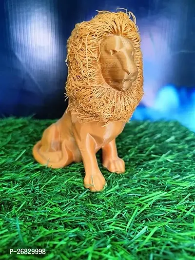 Elegant Palastic 3D Printed Hairy Lion Toy For Kids