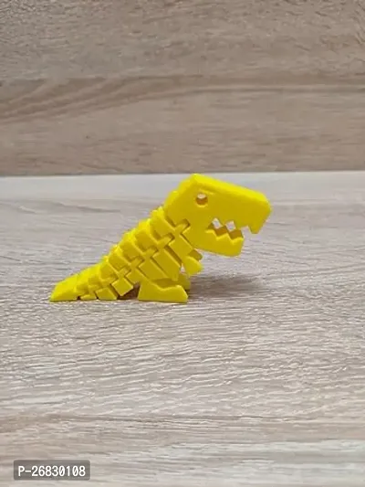 Elegant Palastic 3D Printed Flexi-Rex Articulated Dinosaur For Kids