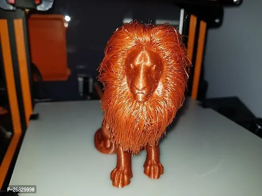 Elegant Palastic 3D Printed Hairy Lion Toy For Kids