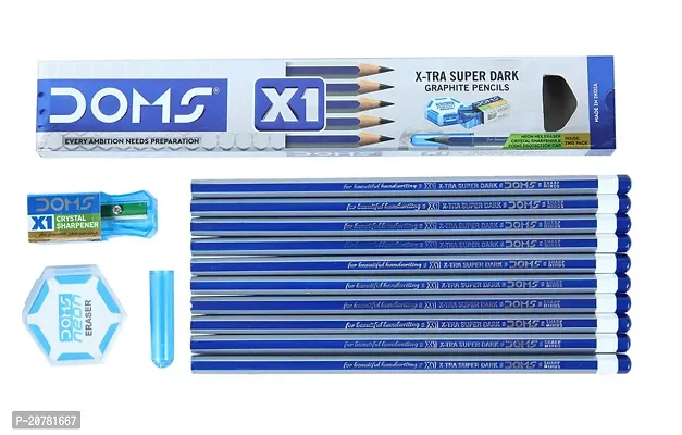 Pencil X1 Pencil  (Set of 10, Blue)-thumb0