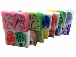 Rose Fragrance Crafted Soaps Face Body Handmade soap 600g pack of 6-thumb4