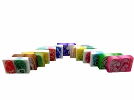 Rose Fragrance Crafted Soaps Face Body Handmade soap 600g pack of 6-thumb2