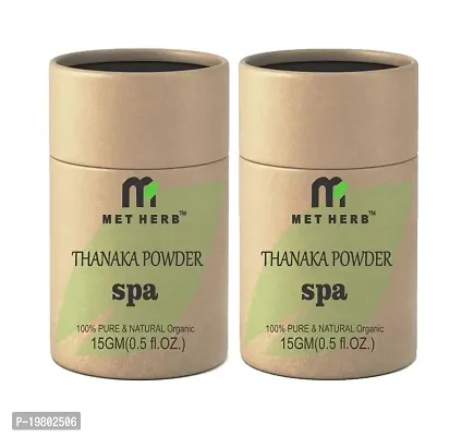 Pure  Natural Thanaka powder for permanent hair removal 15g (Pack of 2)-thumb0