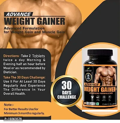 OINM Advance Weight Gainer+ Advance Formulation 30 Capsule for 30 Days Challenge for BOYS, GIRLS, MEN WOMEN, (NO ANY SIDE EFFECTS) AYURVEDIC-thumb2