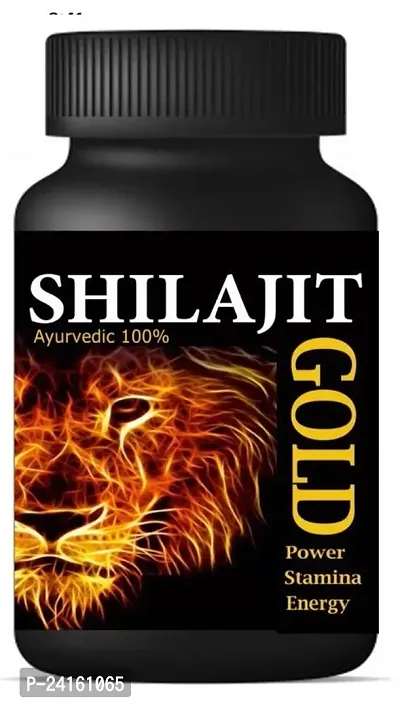 Pure Ayurvedic SHILAJIT GOLD Power Stamina Energy Capsules 30-thumb0
