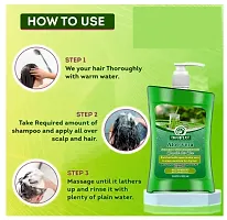 TRAYTEXT Aloe Vera Shampoo Controls Dandruff | Eliminates Dryness, Flaking, and Itching | Hair Looks Fresh and Lustrous | Suitable for All Skin Types |1000ML (100ML)-thumb2