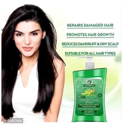 CASSIDY Bhringraja  Amla Shampoo Controls Dandruff | Eliminates Dryness, Flaking, and Itching | Hair Looks Fresh and Lustrous | Suitable for All Skin Types |1000ML (1000ML)-thumb2