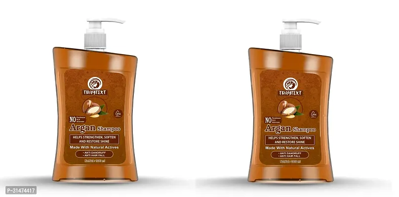 Traytext Argan Shampoo 1000 Ml Pack of 2