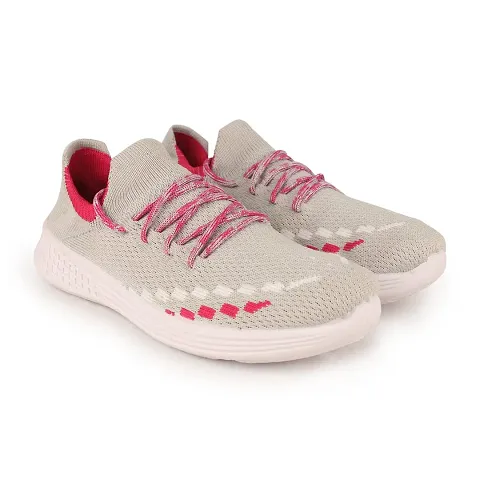 Richale-LSS-01-Light-Grey-Pink-Shoes for Women (Grey, Numeric_6)