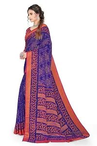 Nice Twice APURI TEX LLP Women's Plain Ready Pleated Saree Solid khushi brasho With Blouse Piece (khushi brasho-011-Dark Blue)-thumb1