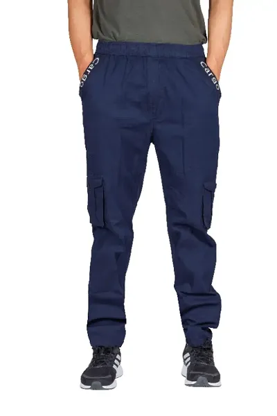 Classic Solid cargo track pant for Men