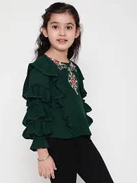 NIYA Girls Party Embellished Embroidered Festive Casual TOP-thumb2
