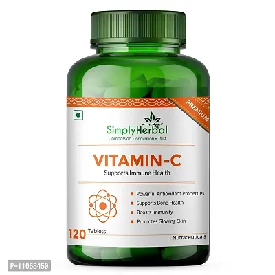 Simply Herbal Vitamin C 1000mg High-Potency - 120 Chewable Tablets