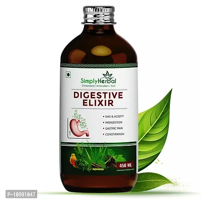 Simply Herbal Digestive Syrup Enriched With 37 Digestion Enzymes for Acidity  Bloating-thumb0