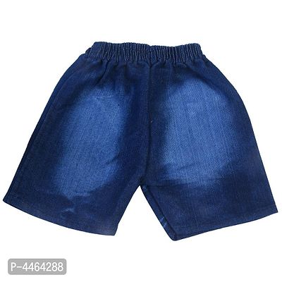 Blue Denim Shorts For Boy's-thumb2