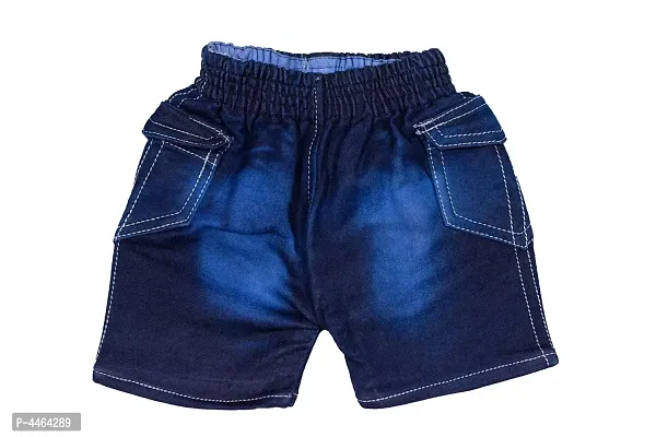 Blue Denim Shorts For Boy's-thumb3