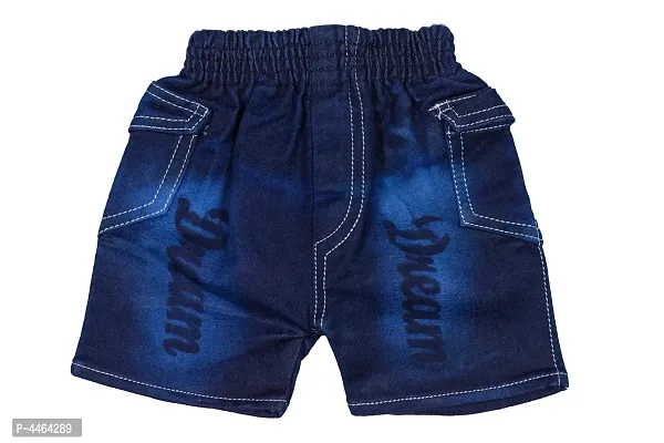 Blue Denim Shorts For Boy's-thumb0