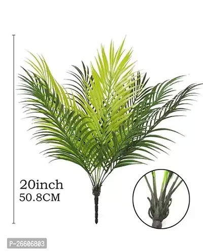 ARICK DECOR Artificial Money Plant Tree,Plant (50 CM with Black Pot,12 Leaves) | Lemon Blush | Ornamental Plant for Interior-thumb0