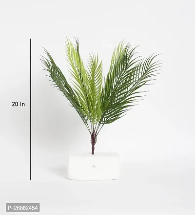 Home Bloom Artificial Areca Plant without Pot for Home and Office Deacute;cor Ornamental Plant for Interior Decor/Home Decor/Office Decor | Big Indoor Plant (9 Branches, 50 cm Tall, Green)-thumb2