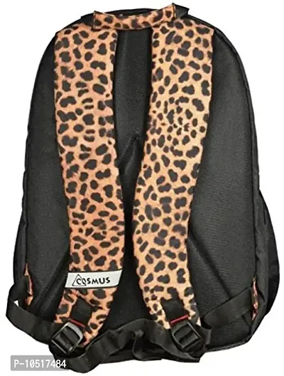 Cosmus Orcus-Cheeta Casual College Backpack - School Bag (Black)-thumb3