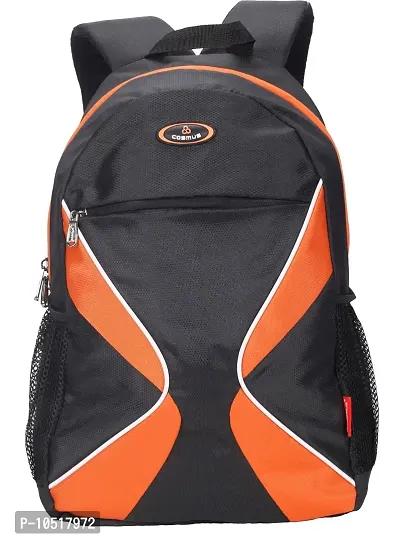 Cosmus 3D Casual Backpack 26L Black Polyester Bag