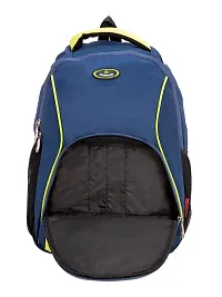 Cosmus Moscow Navy Blue - P Green Laptop Backpack 30L Black Polyester Bag-thumb4