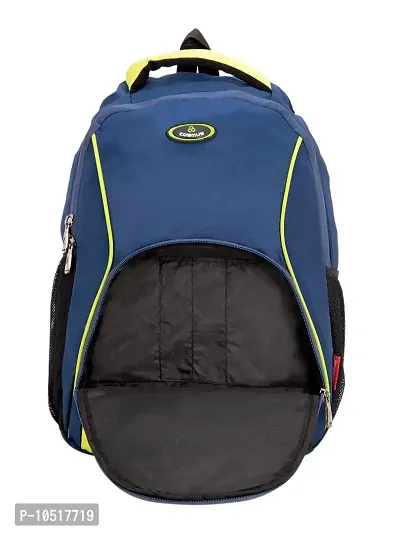 Cosmus Moscow Navy Blue - P Green Laptop Backpack 30L Black Polyester Bag-thumb5