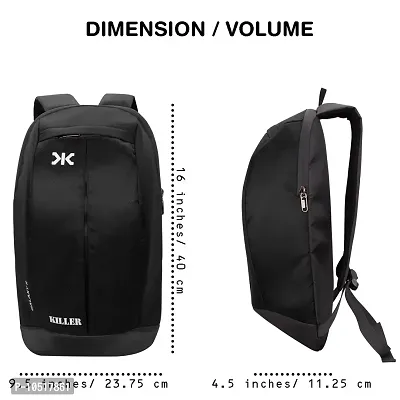 Killer Galaxy Small Outdoor Mini Backpack 12L Daypack (BLACK)-thumb3