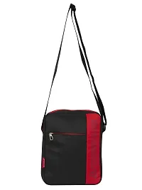 Cosmus Entizo Traveler Sling Bag For 10 inches iPad/Tablet Shoulder Side Sling Bag for Men Black Red-thumb1