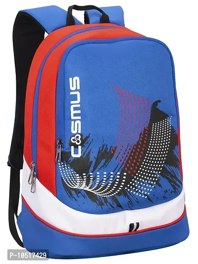 Cosmus Panther 25L Royal Blue Polyester Light weight Laptop Backpack
