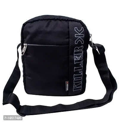 Killer KLC-PC-90001-01 Men Entizo 10-Inch Traveler Sling Bag (Black)-thumb0