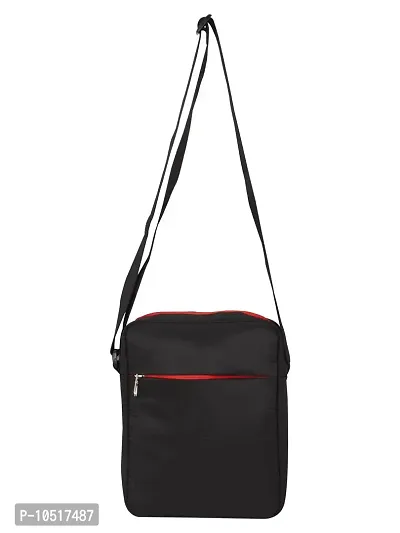 Cosmus Entizo Traveler Sling Bag For 10 inches iPad/Tablet Shoulder Side Sling Bag for Men Black Red-thumb3