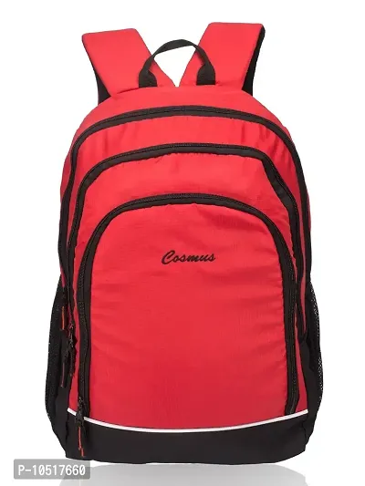 Cosmus Star Casual College Backpack/School Bag (Red)-thumb0