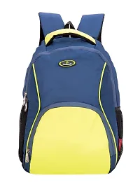 Cosmus Moscow Navy Blue - P Green Laptop Backpack 30L Black Polyester Bag-thumb1