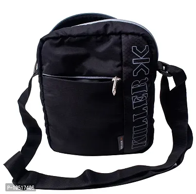 Killer KLC-PC-90001-01 Men Entizo 10-Inch Traveler Sling Bag (Black)-thumb5
