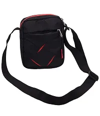 COSMUS Men's Sling Bag (Red & Black)-thumb1